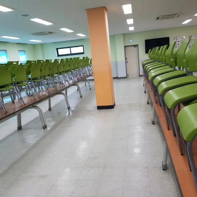 의왕 식당 바닥왁스코팅 시공 전
