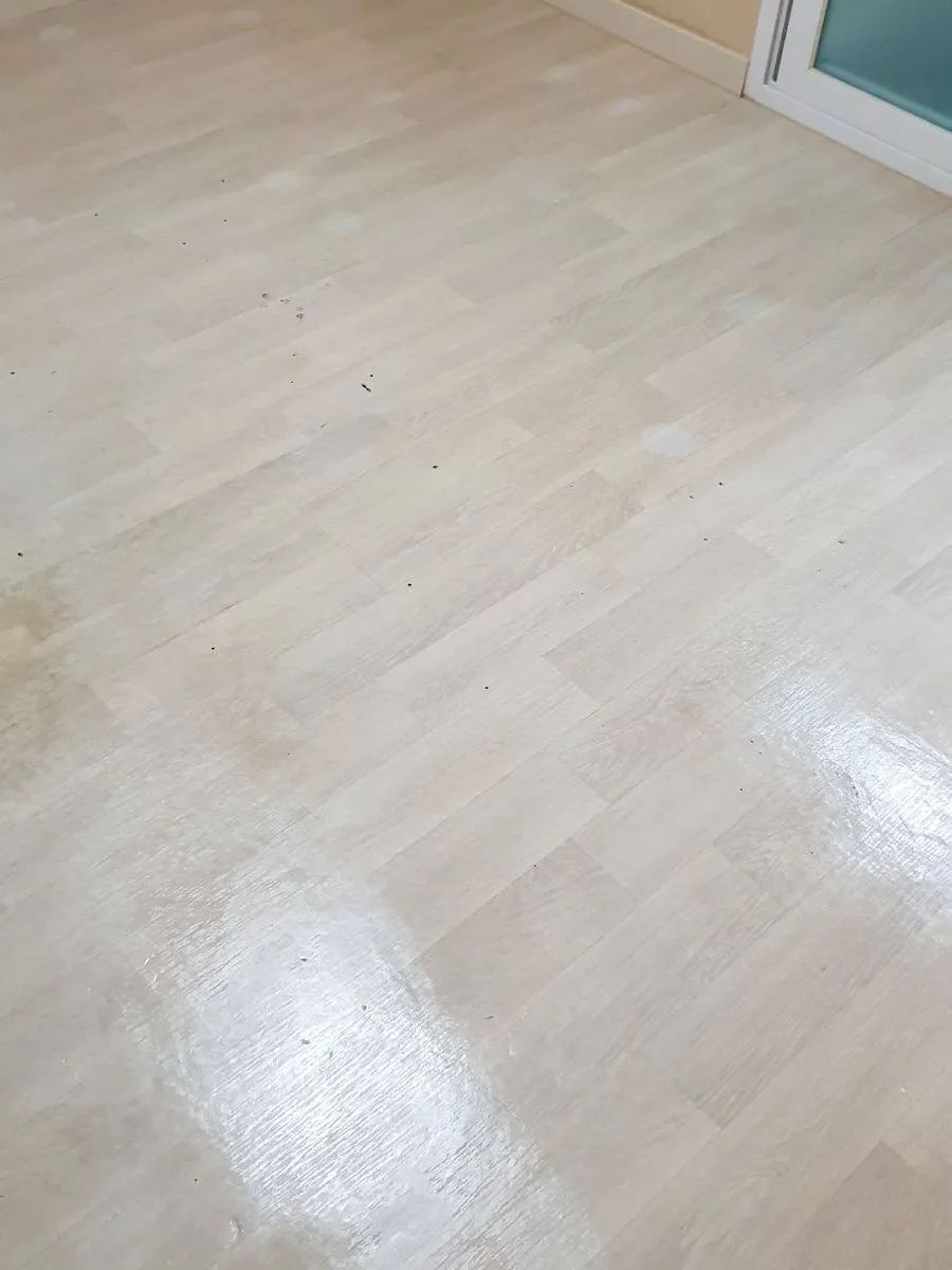 일산 특수청소 작업 완료 후 닦아 낸 바닥